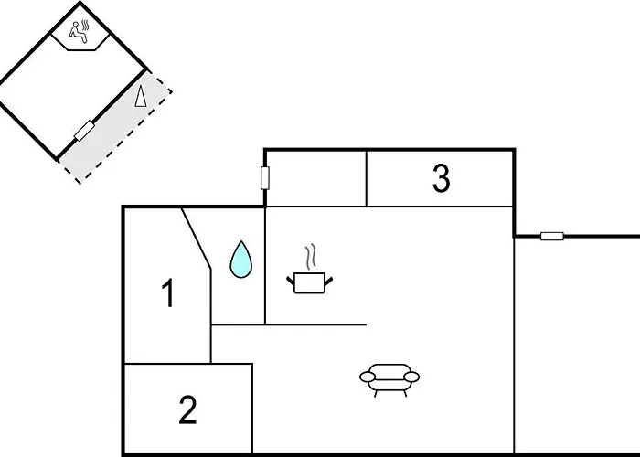 度假居 In With Sauna Hejls